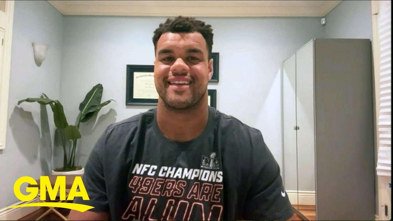49ers arik armstead reacts to te