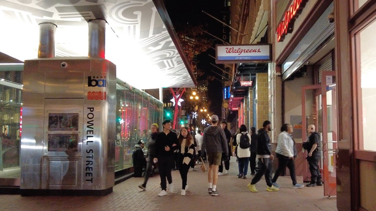 [4k] Walking The Streets Of Downtown San Francisco, California (december 2023)