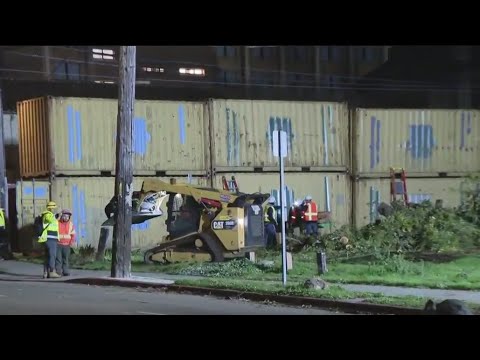 Authorities Clear Out People’s Park, Install Shipping Containers As Barricades