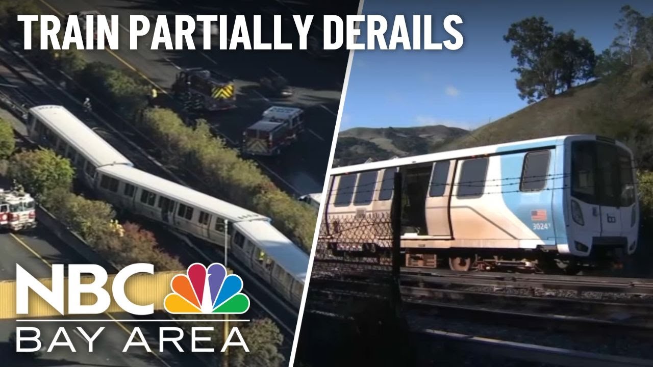 Bart Train Derails Between Orinda And Lafayette Stations