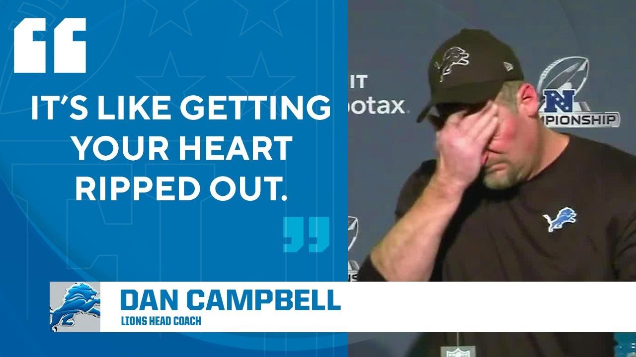 dan campbell says lions