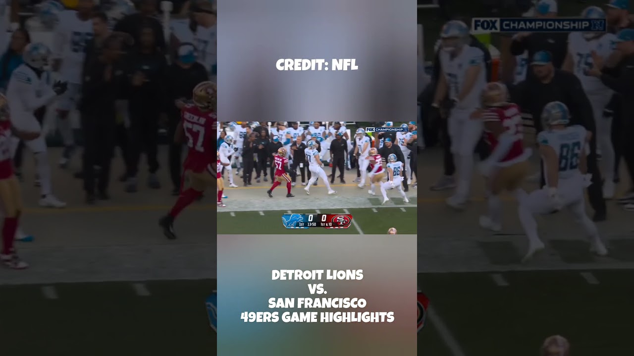 Detroit Lions vs. San Francisco 49ers Game Highlights #nfl #sports #news 2 detroit lions vs san francisco 4 29