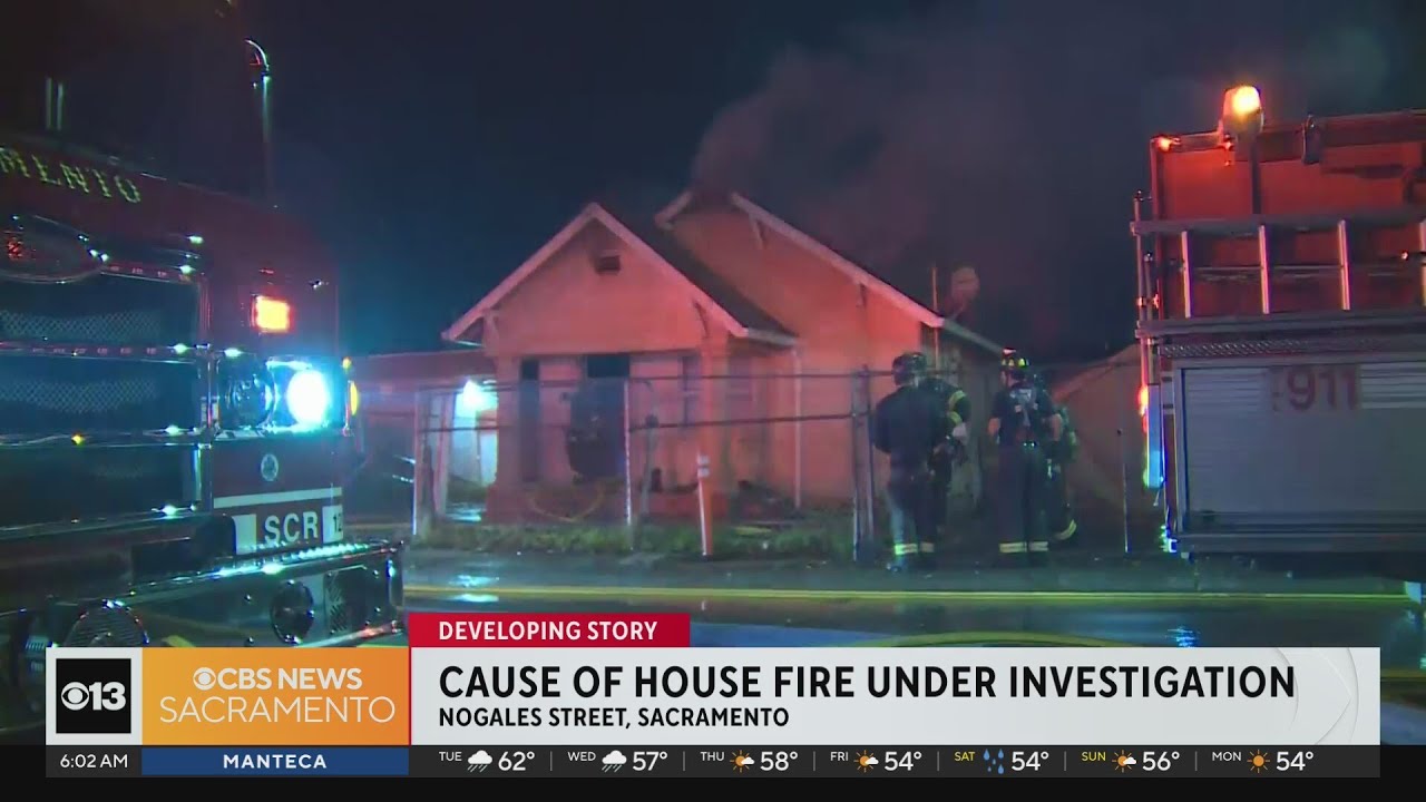 Early Morning House Fire Under Investigation In Sacramento