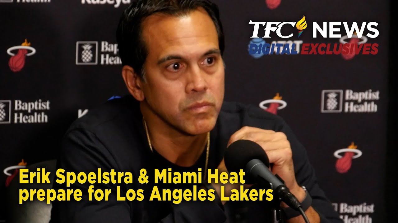 Erik Spoelstra & Miami Heat Prepare For Los Angeles Lakers | Tfc News Digital Exclusives