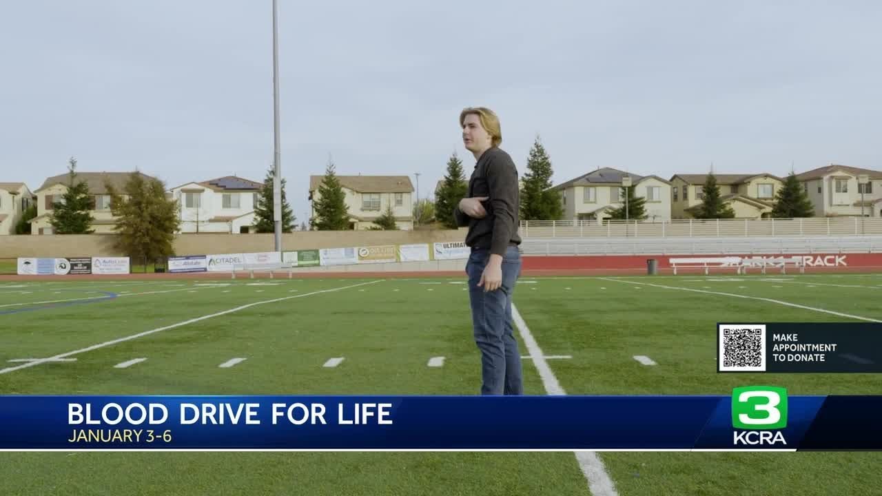 Former Sacramento Area High School Football Player Credits Blood Donation For Saving His Life