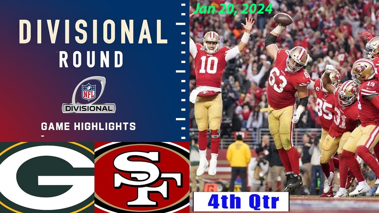 Green Bay Packers Vs San Francisco 49ers FINAL FULL GAME 1/20/24 NFC ...