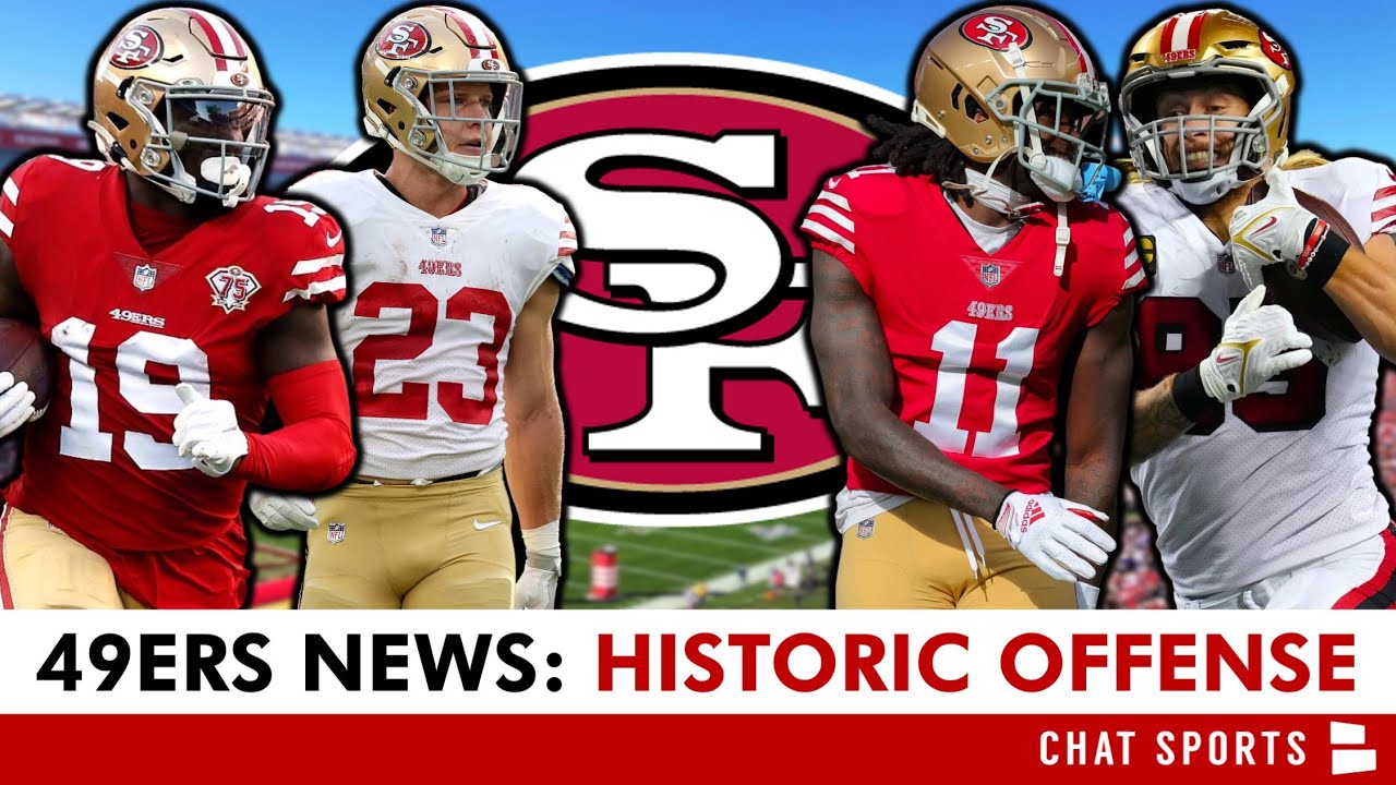 Huge 49ers News On Christian Mccaffrey, George Kittle, Brandon Aiyuk, Deebo Samuel; Historic Offense