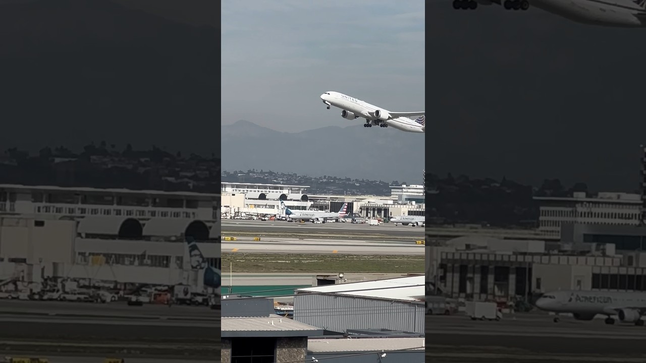 #lax #takeoff #losangeles #airport #new #newyears #shorts #video #shortvideo #new #news #flight