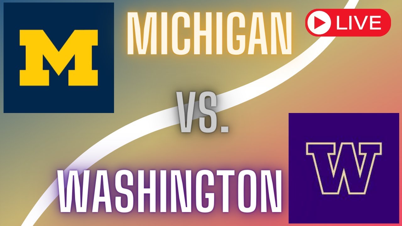 Michigan Wolverines Vs. Washington Huskies Live Halftime Show + More