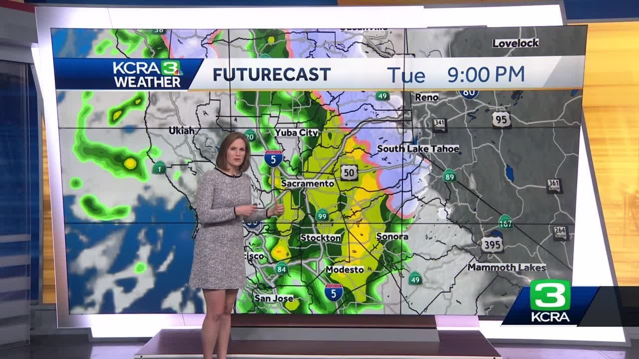 Northern California Forecast: Next Round Of Rain, Snow Arrives Tuesday Evening