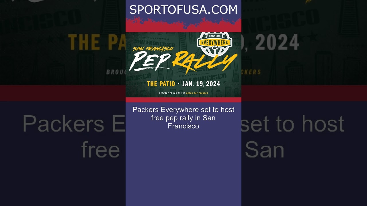 Packers Everywhere set to host free pep rally in San Francisco #shorts 2 packers everywhere set to host f