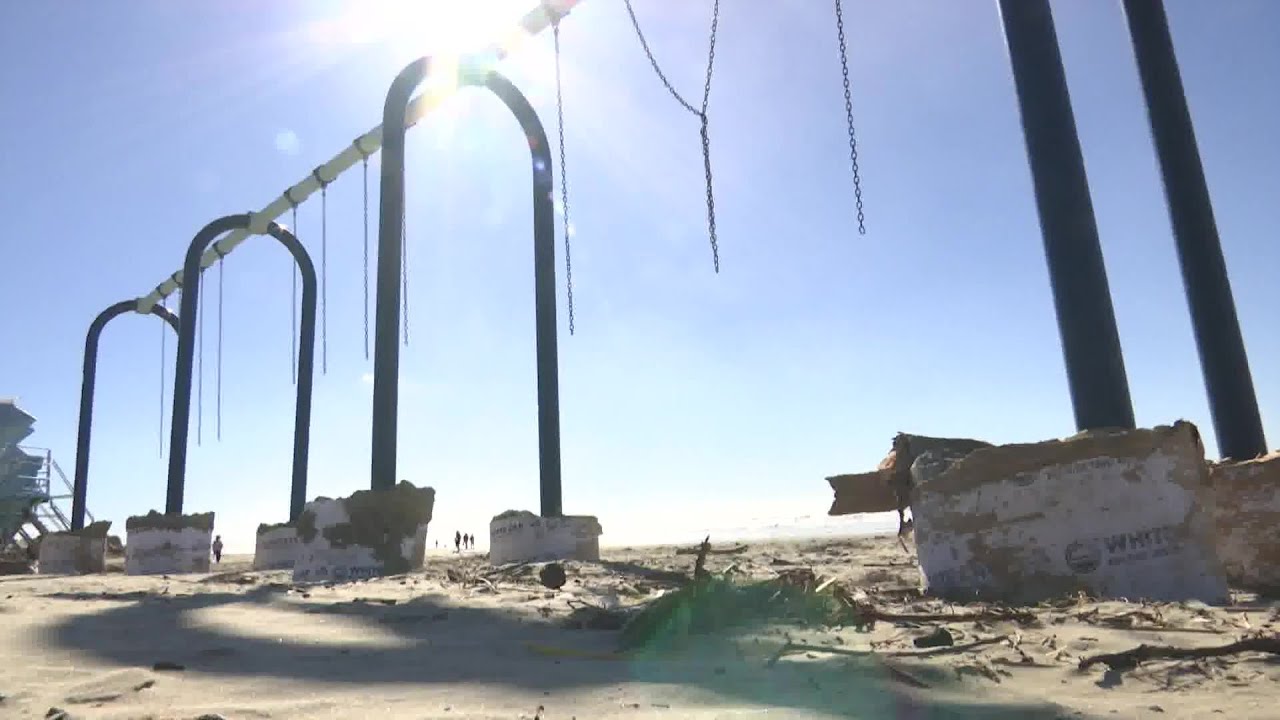Pismopismo Beach Cleaning Up, Beginning Repairs To Wave Damaged Infrastructure Along …