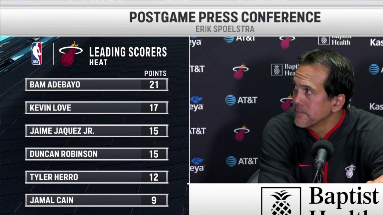 Postgame Reaction: Miami Heat At Los Angeles Clippers, 1/1/2024.