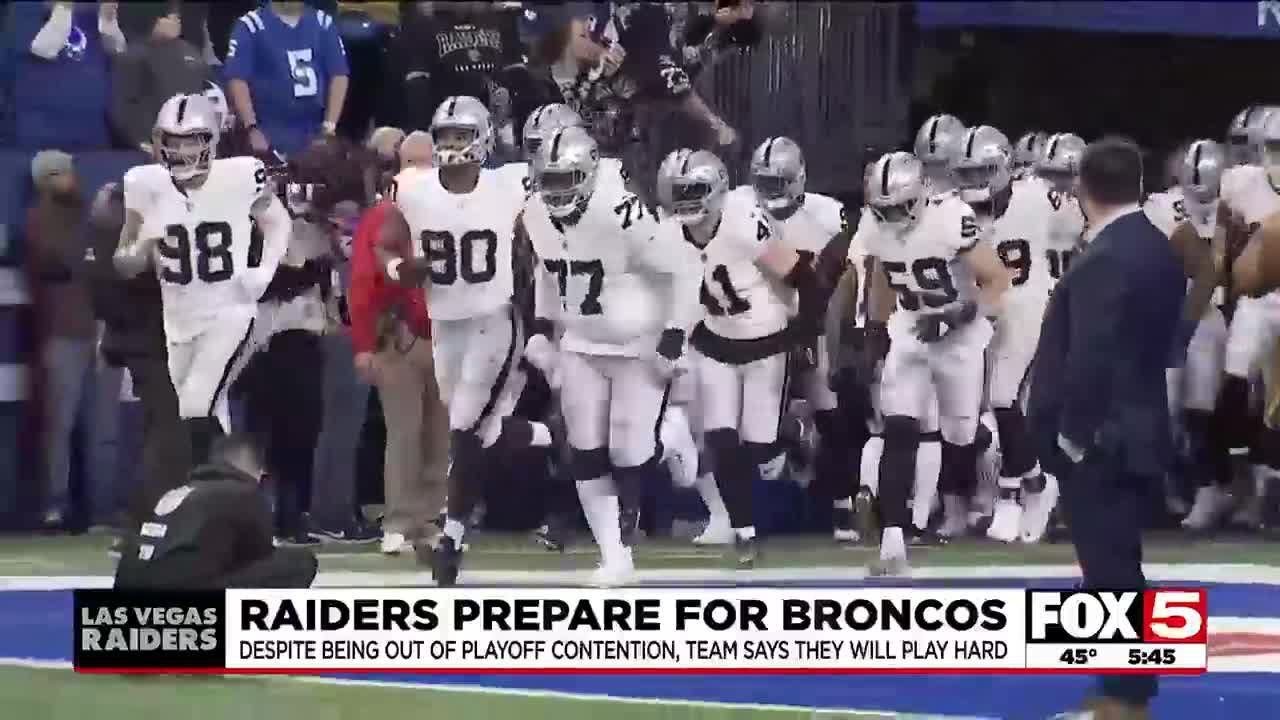 Raiders Prepare For Broncos