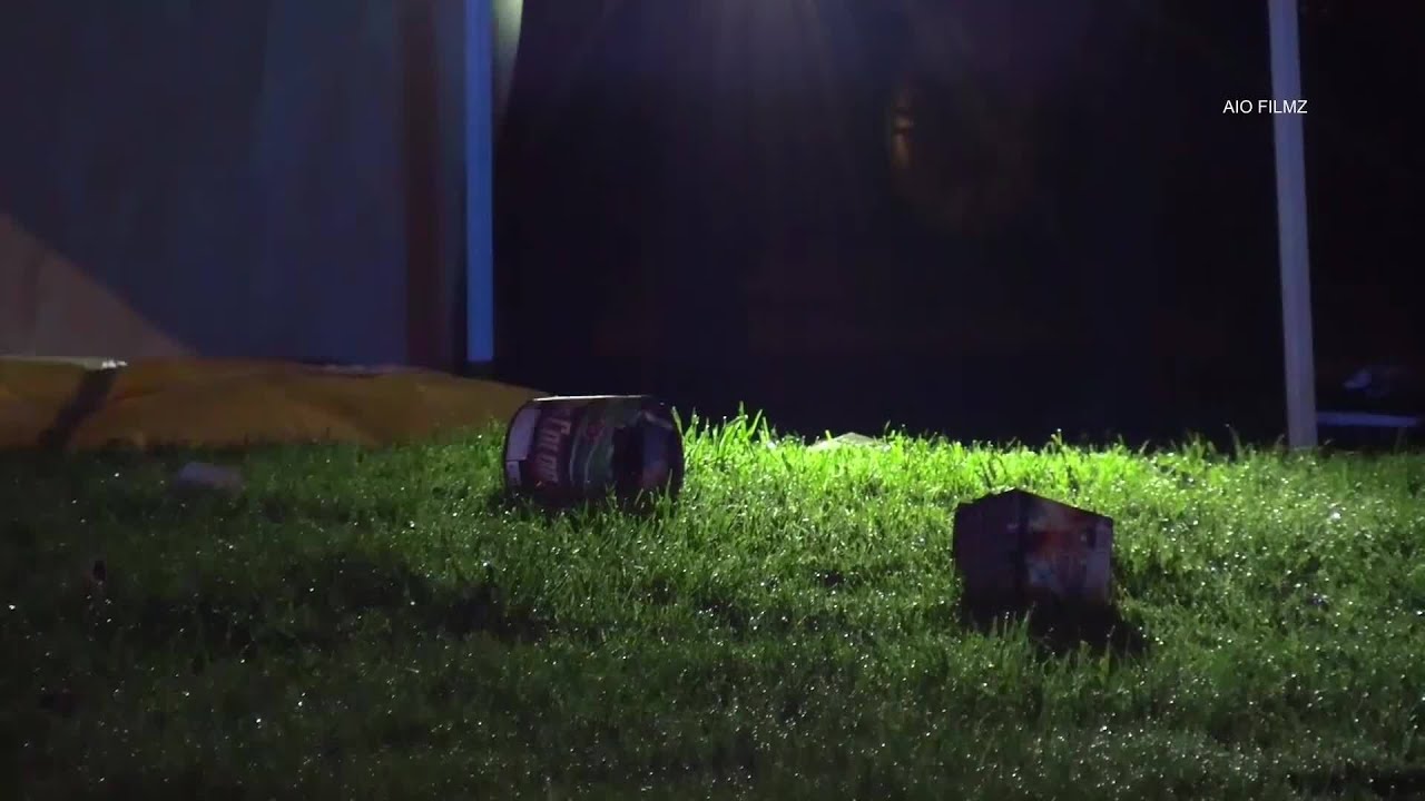 Raw Video: Scene Of Fatal Fireworks Related Accident On Treasure Island In San Francisco