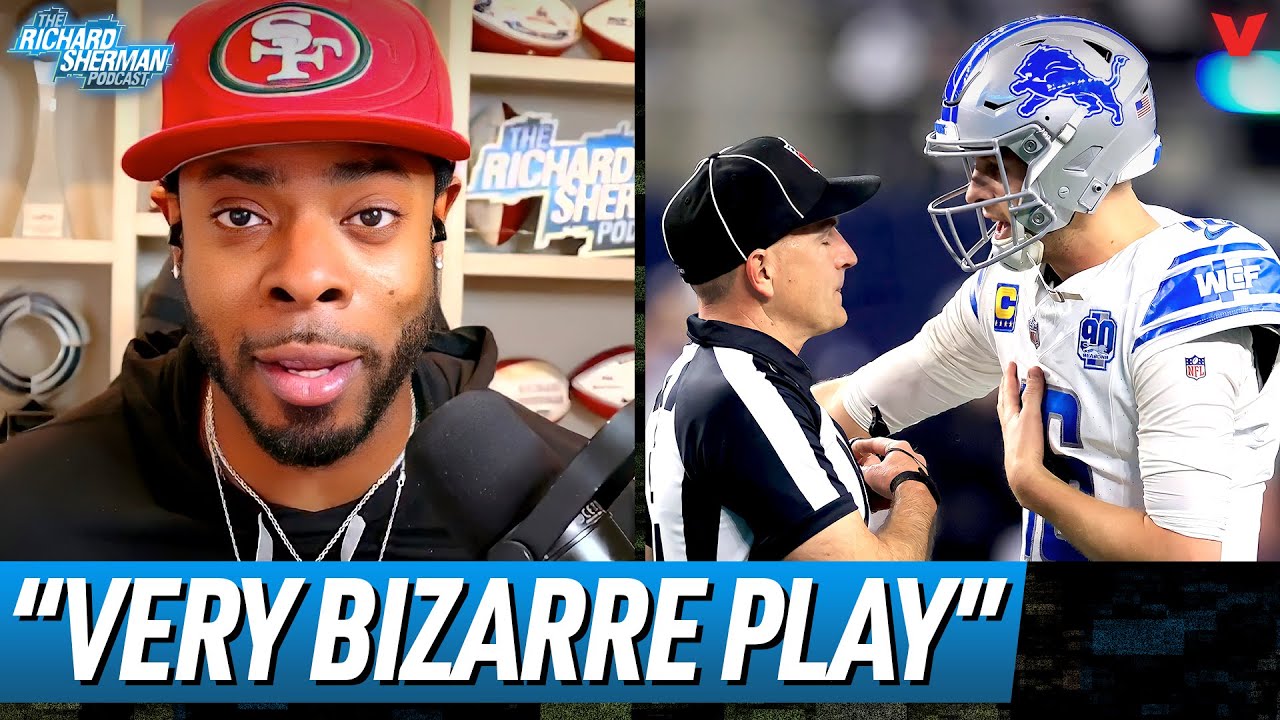 Richard Goes Off On Controversial Lions Cowboys Ending, Brad Allen’s Call | Richard Sherman Nfl