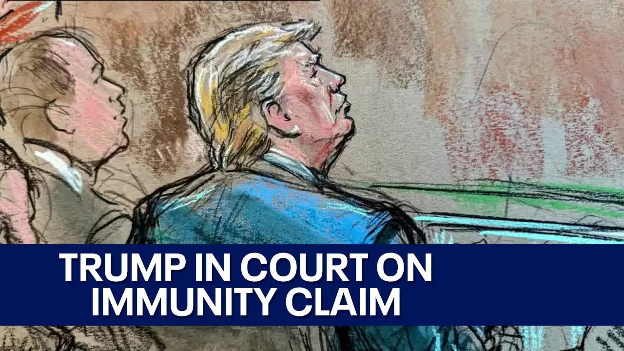 Trump Appears In Court Hearing About Immunity