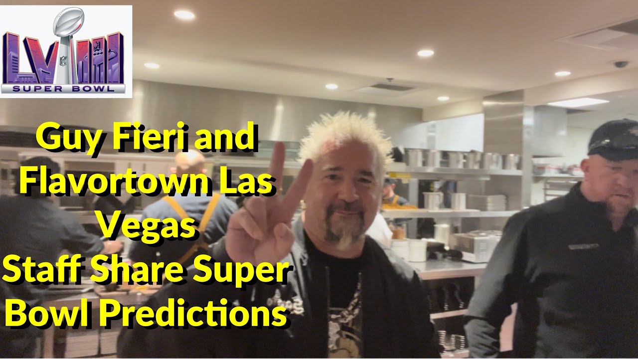 Guy Fieri And Flavortown Las Vegas Horseshoe Staff Talk Super Bowl LVIII Las Vegas 2 guy fieri and flavortown las veg