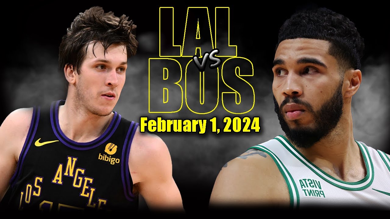 los angeles lakers vs boston cel