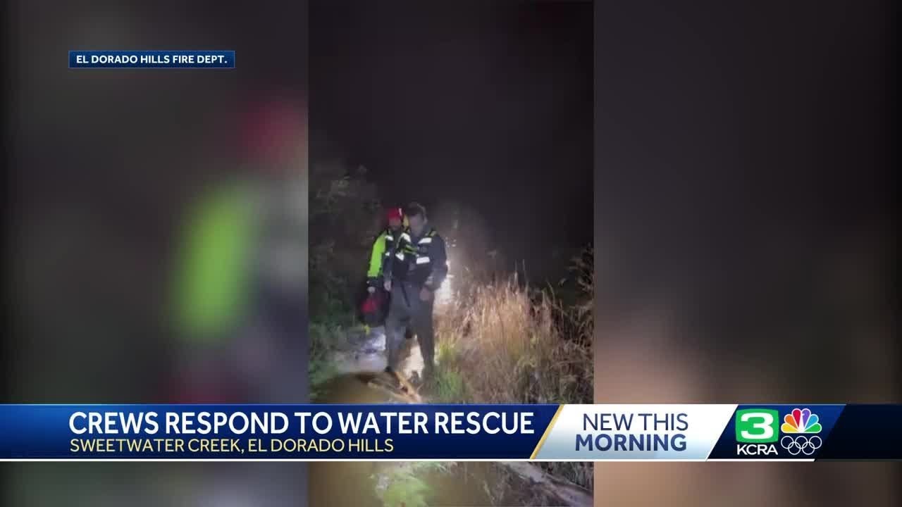 man rescued from creek in el dor