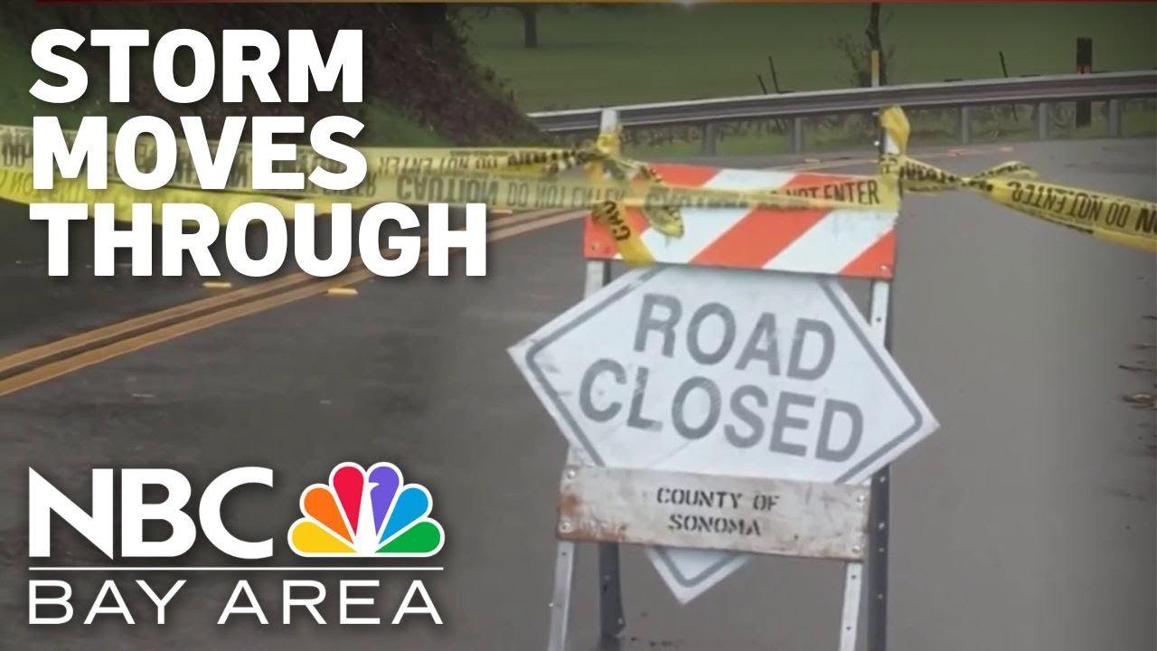 storm moves through the bay area