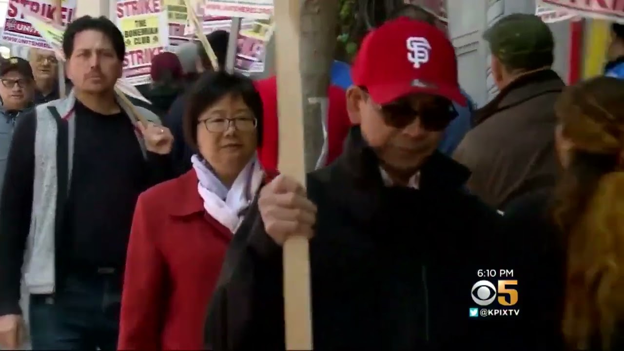 2023 KPIX 5 News Report: On Bohemian Club Employees in San Francisco Going On Strike 2 2023 kpix 5 news report on bohem