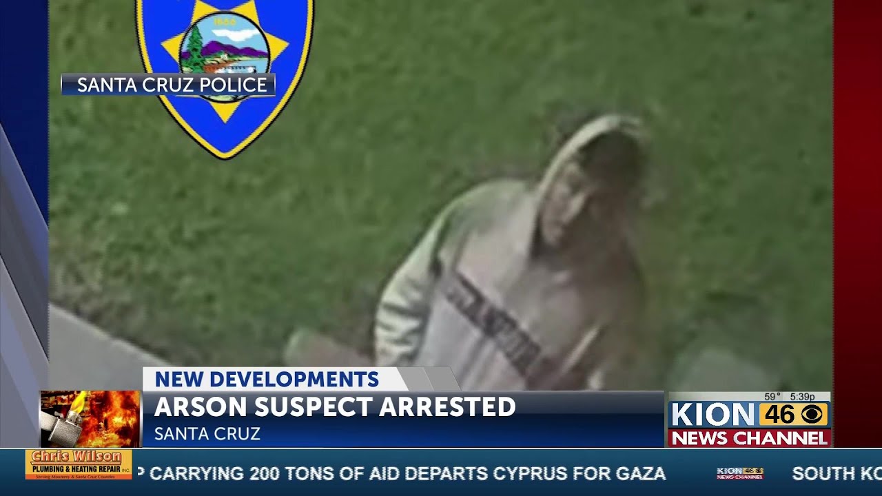 arson suspect arrested in santa