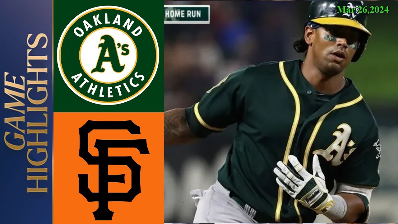 athletics vs giants game highlig 1