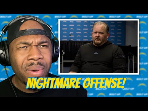 BigR - I see exactly what the Los Angeles Chargers are trying to do.. | NFL News (Greg Roman) 2 bigr i see exactly what the los