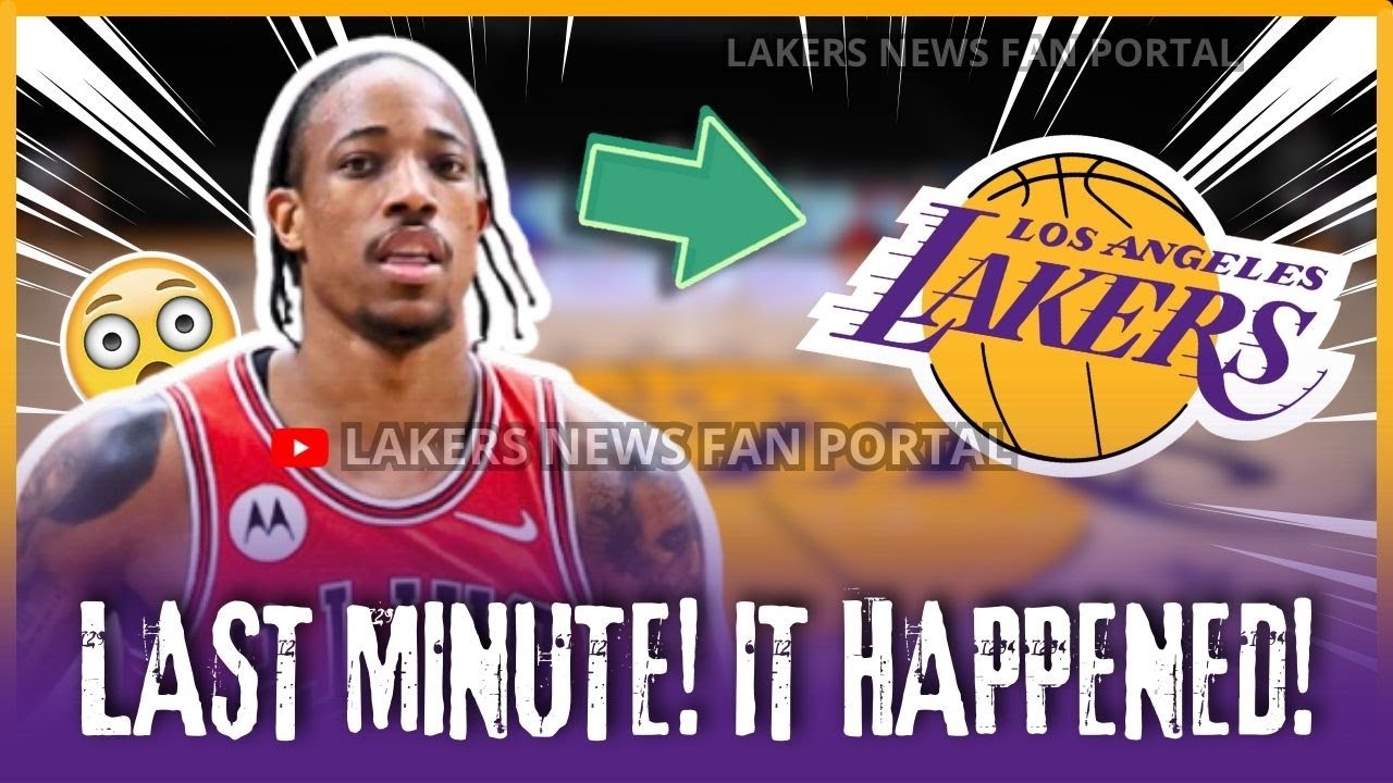 đ„đBREAKING NEWS LAKERS SHOCKER! DEMAR DEROZAN TO JOIN? LOS ANGELES LAKERS RUMORS EXPLODE! NEWS TODAY 2 breaking news lakers shocker dem