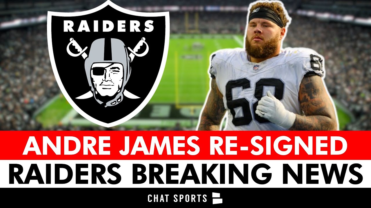 BREAKING RAIDERS NEWS! Raiders Re-Signing Center Andre James In NFL Free Agency | New Raiders Rumors 1 breaking raiders news raiders re