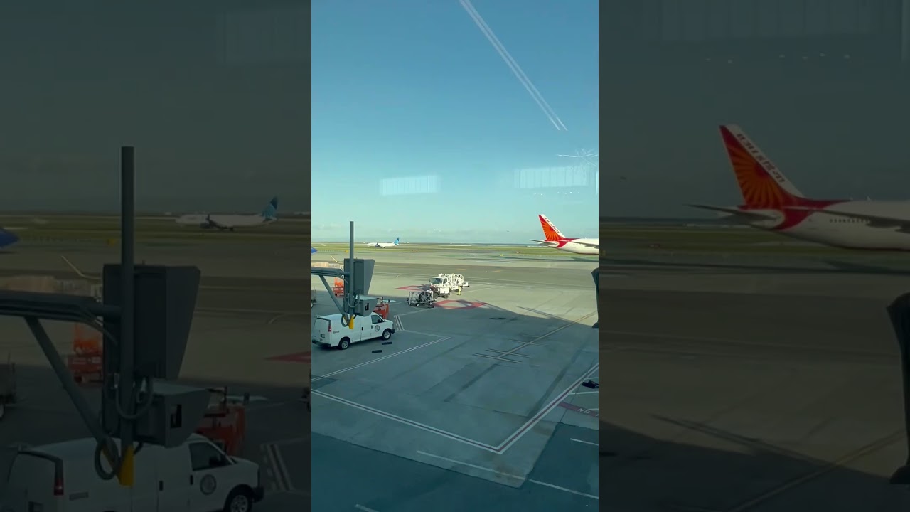 Busy San Francisco airport, beautiful sunny afternoon. #airindia #southwest #unitedairlines #planes 2 busy san francisco airport beaut