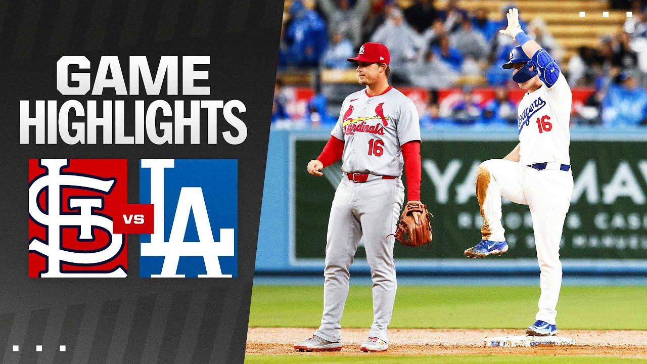 cardinals vs dodgers game highli 2