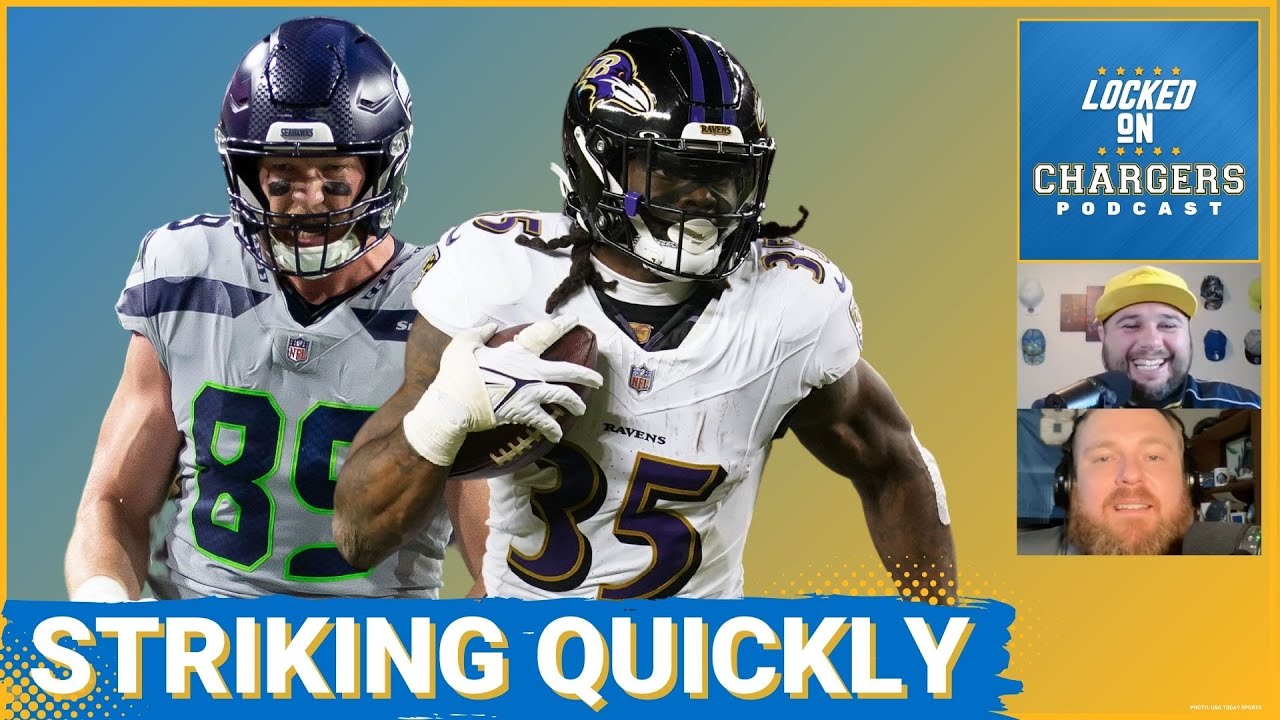 Chargers Strike Early in Free Agency with Bargain Deals on Gus Edwards, Will Dissly and Alohi Gilman 2 chargers strike early in free ag
