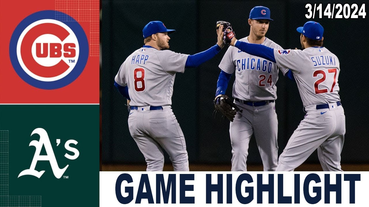 chicago cubs vs oakland athletic 1