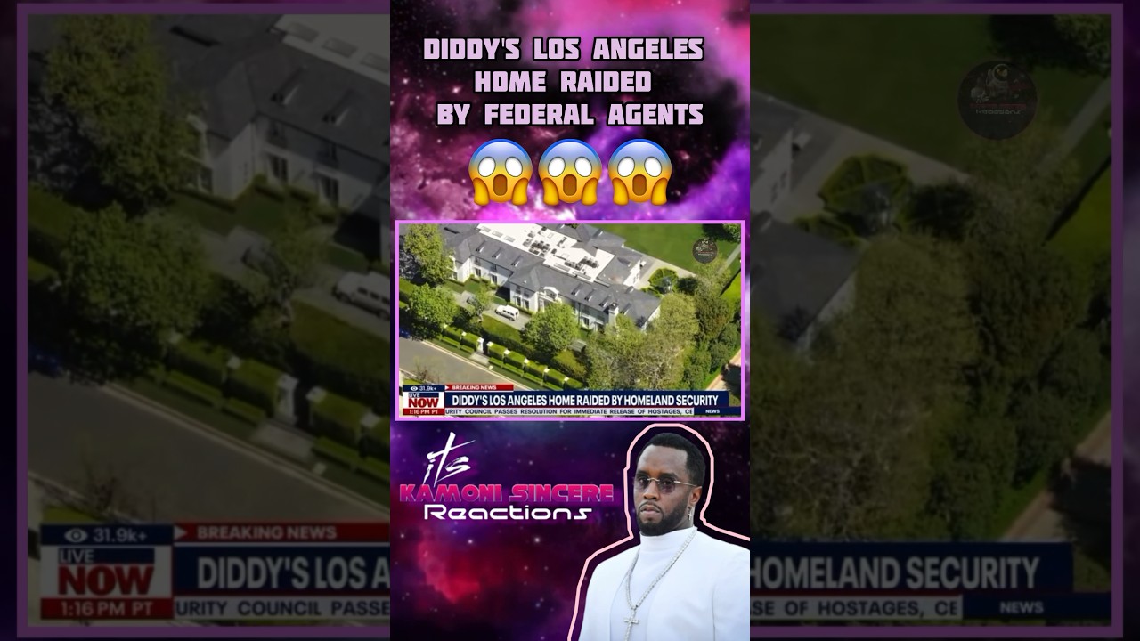 Diddy's Los Angeles home raided 😱#trending #tiktok #viral #like #fypシ #diddy #raid #badboy #pov 1 diddys los angeles home raided t