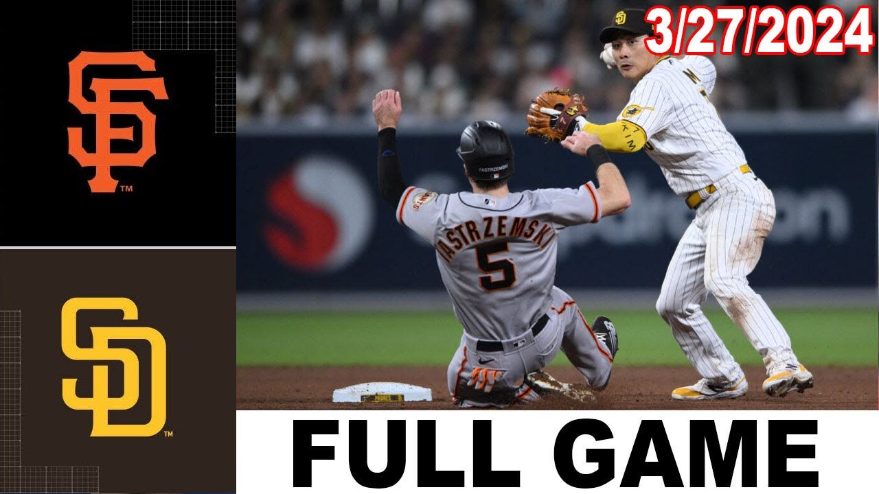 giants vs padres game highlights