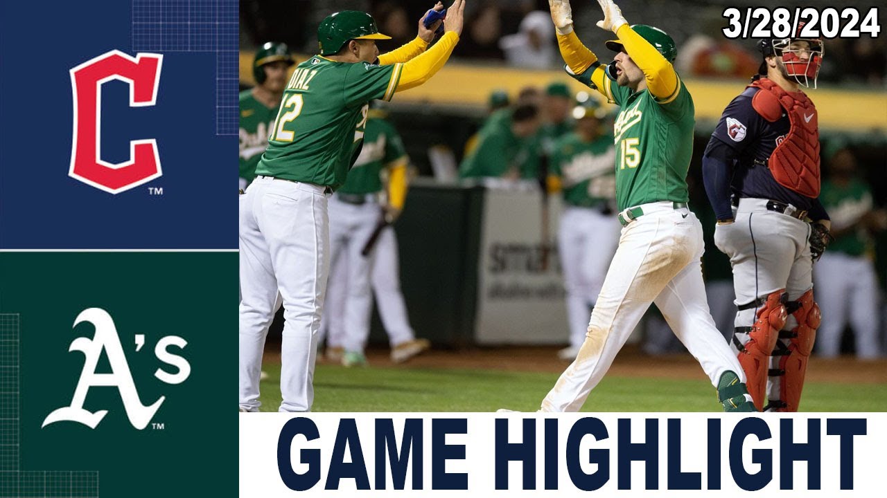 Guardians vs. Athletics Full Highlights (3/28/24) | MLB highlights 2024 1 guardians vs athletics full high