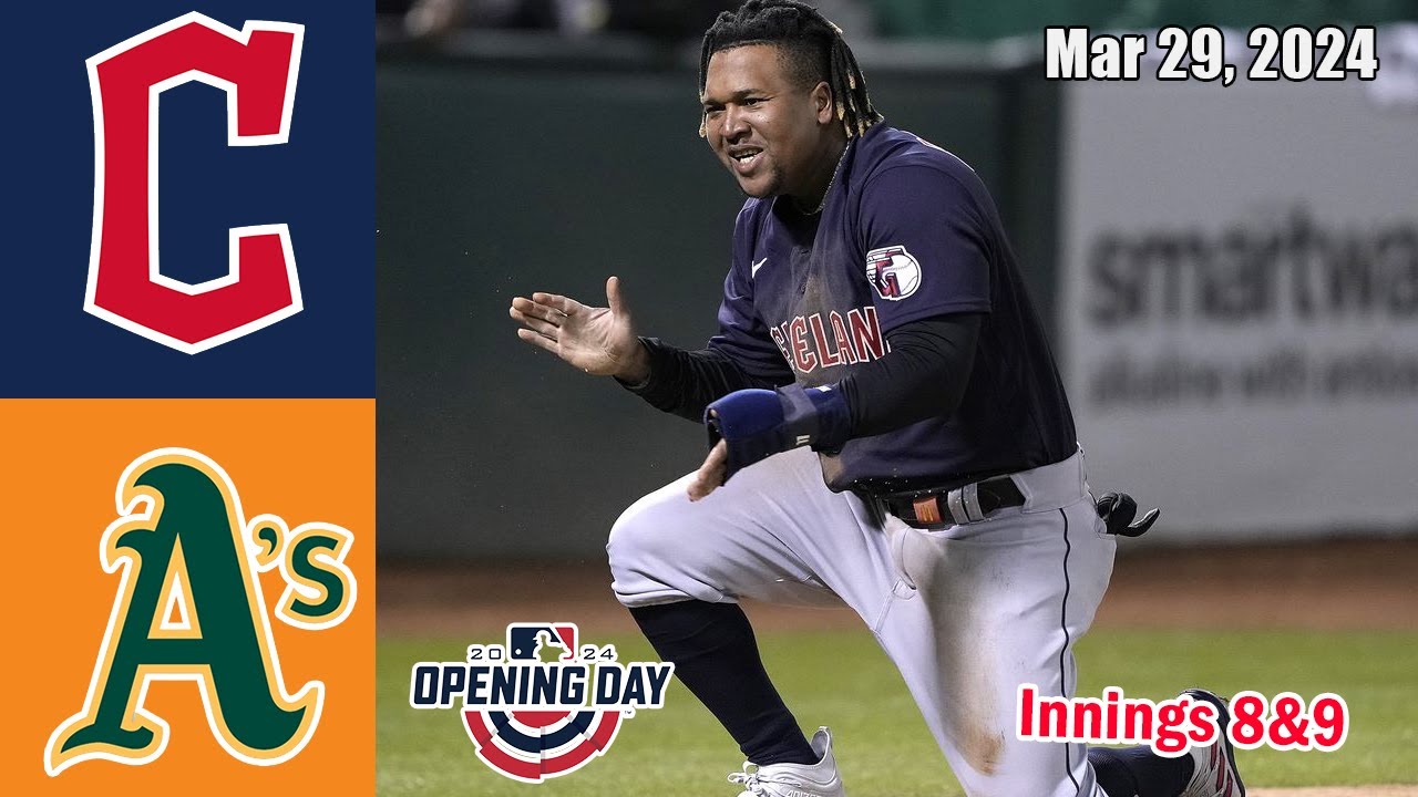 guardians vs athletics innings 8