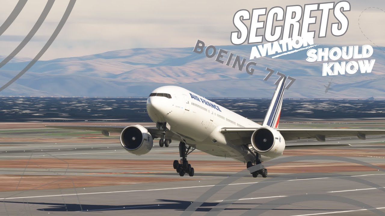 HARD BIG Aiplane Landing!! Boeing 777 Air France Landing at San Francisco Airport 1 hard big aiplane landing boeing