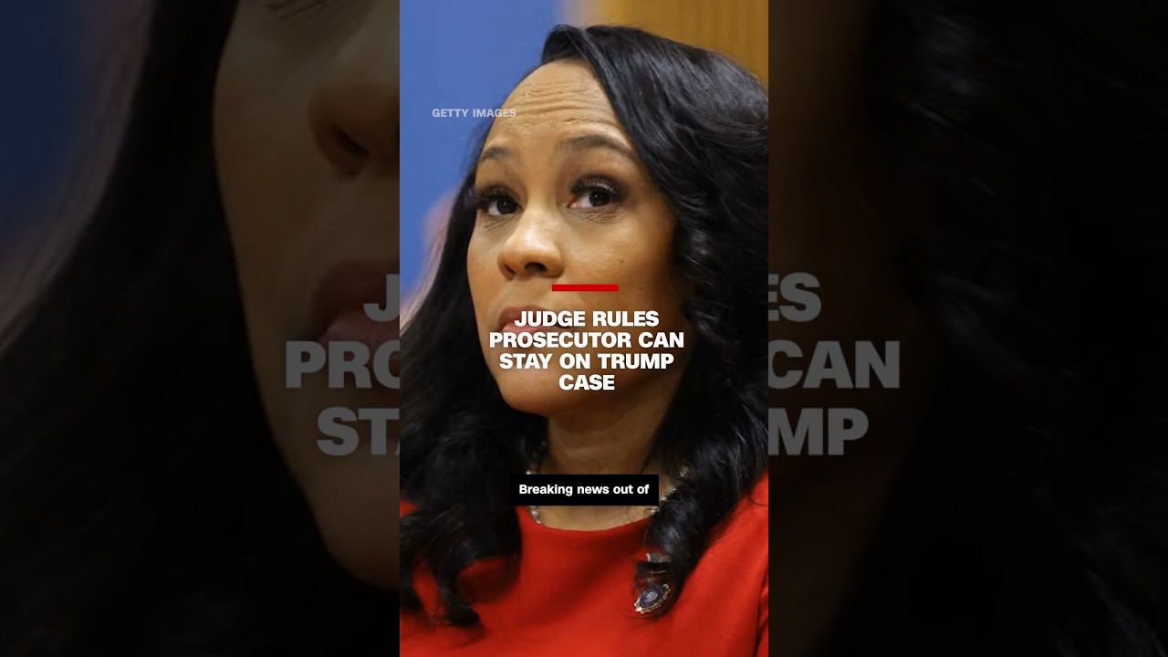 Judge rules prosecutor can stay on Trump case 2 judge rules prosecutor can stay