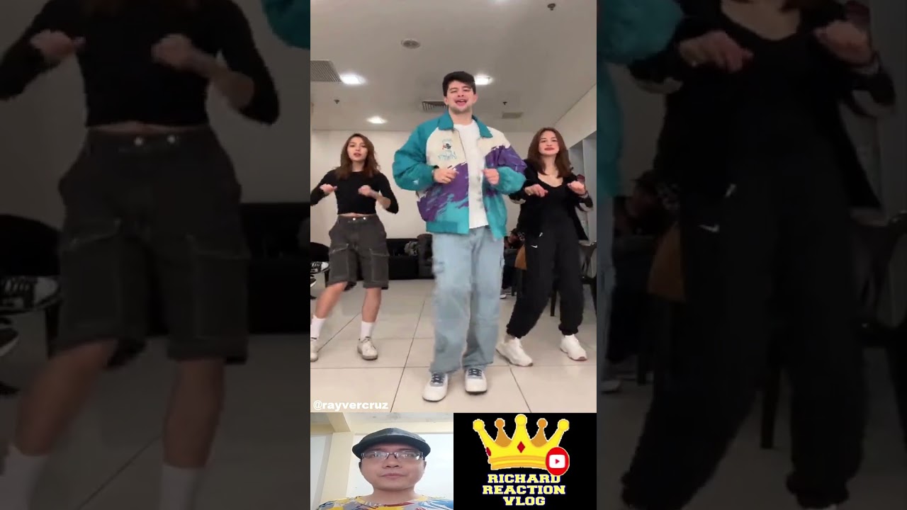 JULIE ANNE SAN JOSE RAYVER CRUZ KYLINE ALCANTARA DANCE MOVES #juliever #shorts 2 julie anne san jose rayver cruz 2