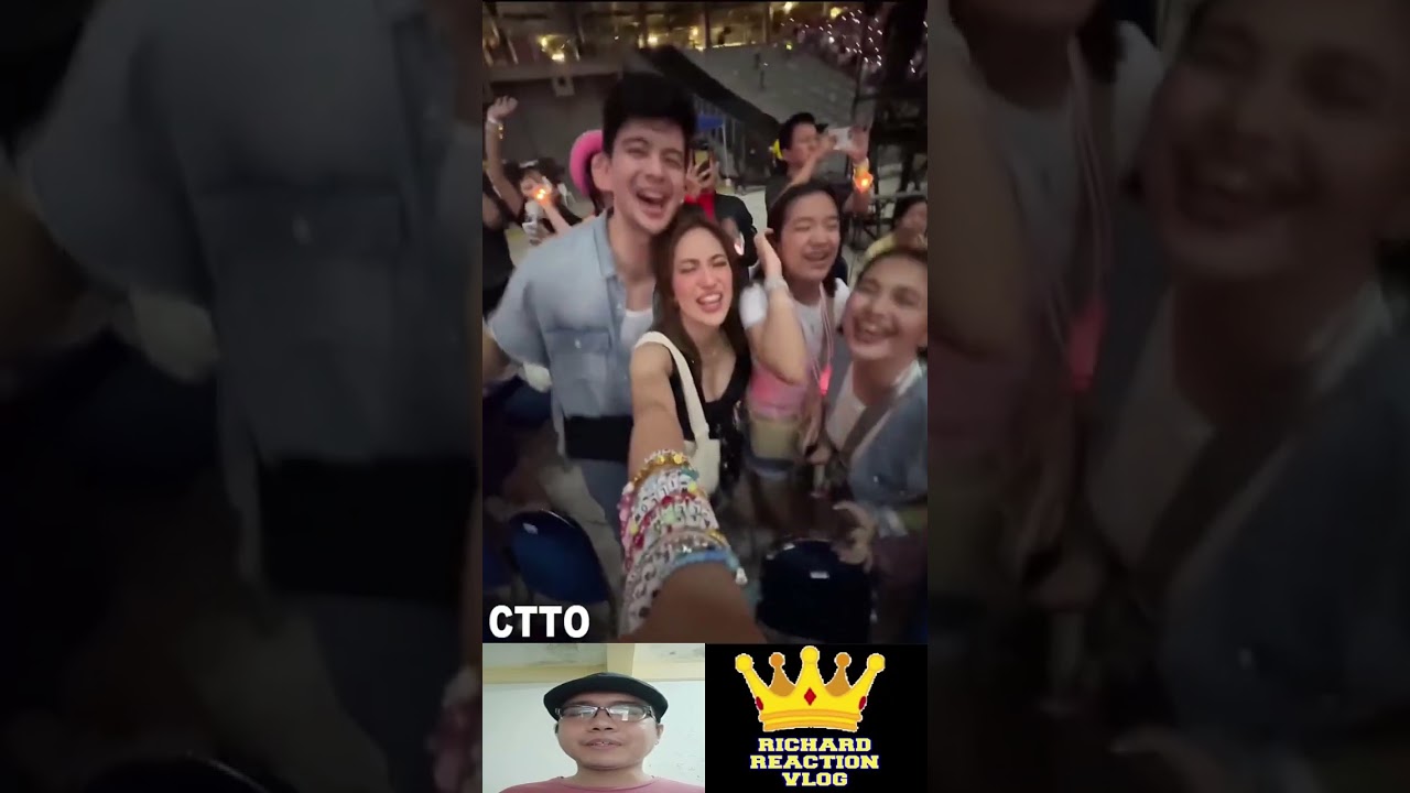 JULIE ANNE SAN JOSE RAYVER CRUZ VERY SWEET SA CONCERT NI TAYLOR SWIFT SA SINGAPORE #juliever #shorts 2 julie anne san jose rayver cruz