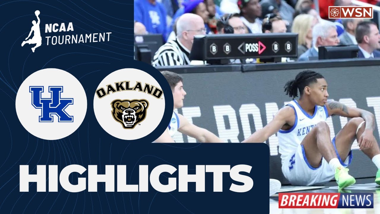 Kentucky falls to Oakland - FR NCAA tournament | Basketball | Oakland vs. Kentucky | Breaking news 1 kentucky falls to oakland fr nca