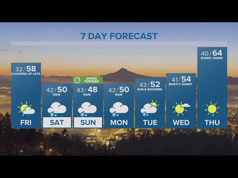 kgw forecast 5 p m thursday marc