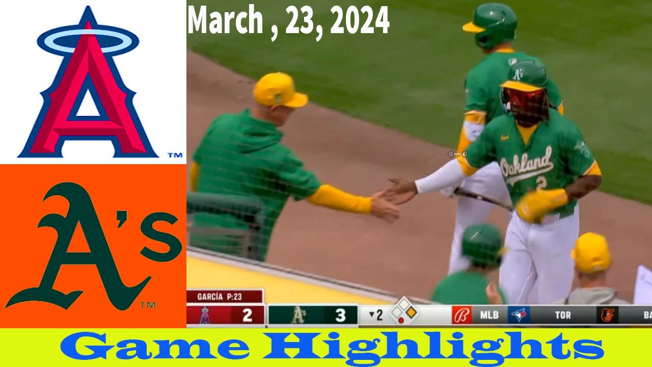 la angels vs oakland athletics 3 1