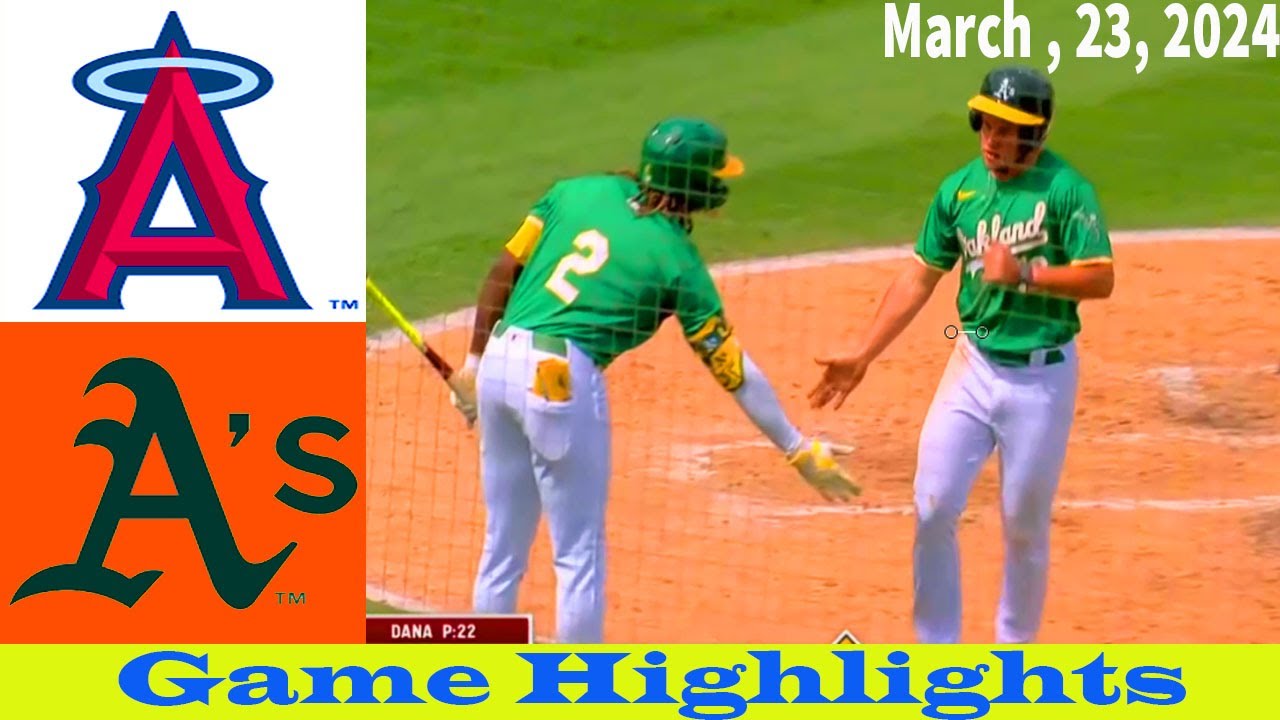 la angels vs oakland athletics 3 2