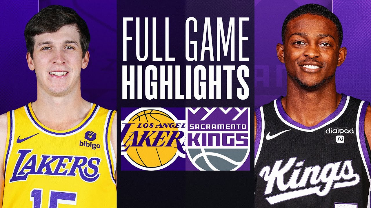 lakers at kings full game highli