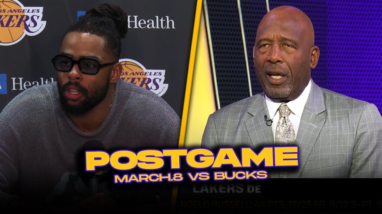 lakers bucks postgame j worthy d
