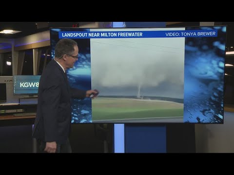 landspout spotted in eastern ore